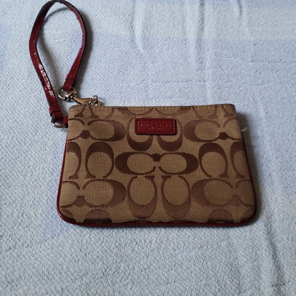 Coach small wristlet